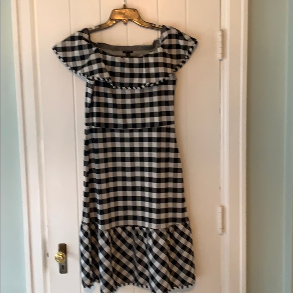Ann Taylor Gingham Dress